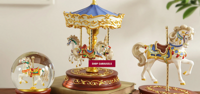 WHERE TO FIND PRETTY HOME DECOR CAROUSEL FOR CHILDREN?